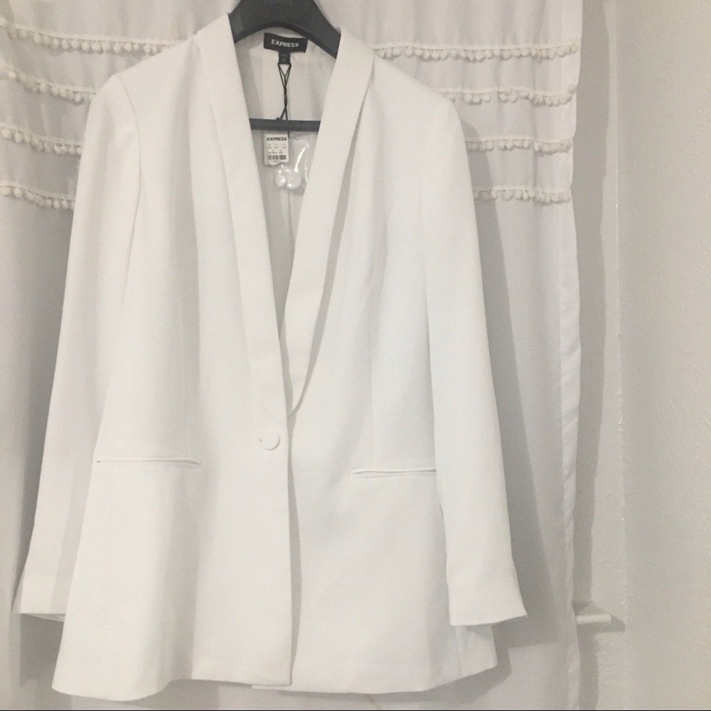 Shawl Collar Boyfriend Blazer By EXPRESS